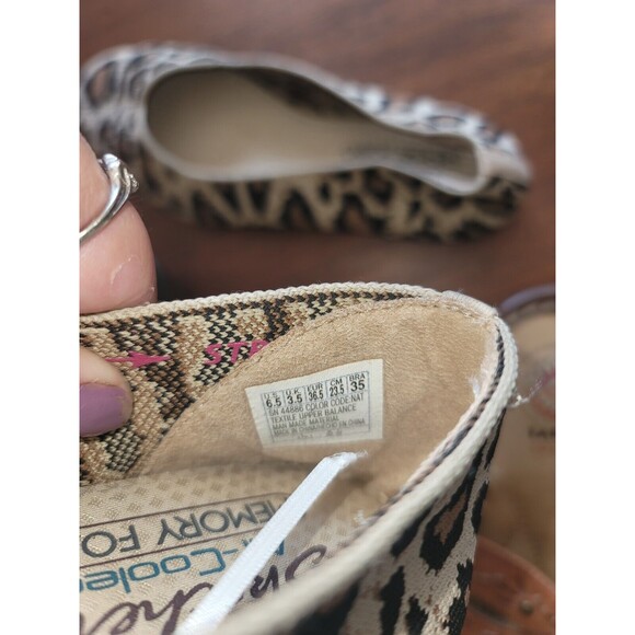 Skechers Cleo Claw-Some Slip On Size 6.5 Fit Leopard Print Memory Foam Comfort - Picture 5 of 5